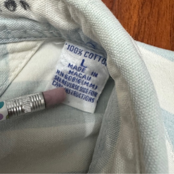 Tommy Hilfiger Vintage Snap Button Shirt Size Large Macau - Picture 7 of 10